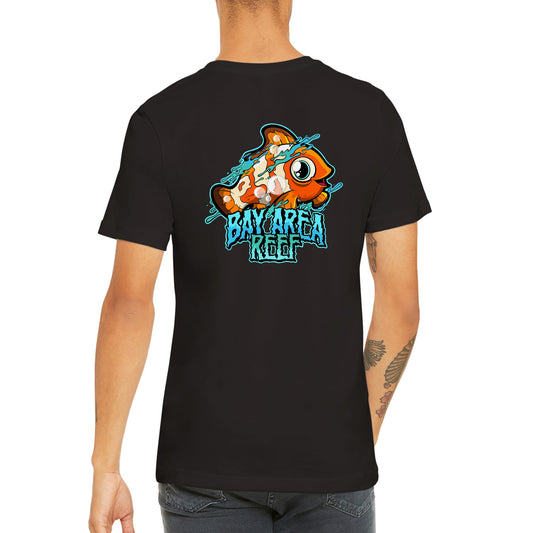 BayAreaReef Clownfish Logo Black Unisex T-Shirt